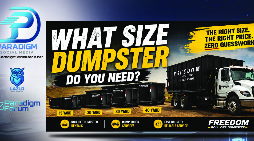 Choosing the Right Roll Off Dumpster Size for Your Cleanup Project in Lubbock, Texas