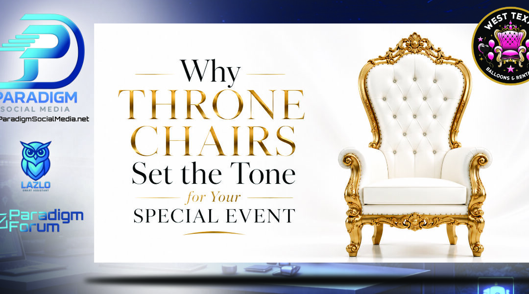 Why Throne Chairs Set the Tone for Your Special Event